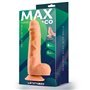 Vibrador de nuvem realista com testículos 8.3 Natural
