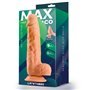 Andi Vibrador realista com testículos 9.1 Natural
