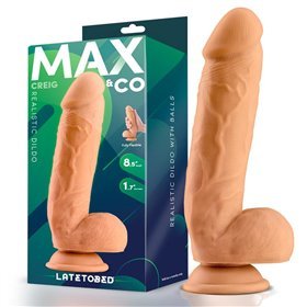 Creig Vibrador Realista com Testículos 8.5 Natural