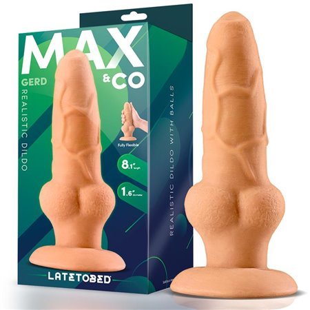 Gerd Vibrador Realista com Testículos 8.1 Natural