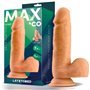 Dimi Vibrador Realista com Testículos 7.9 Natural