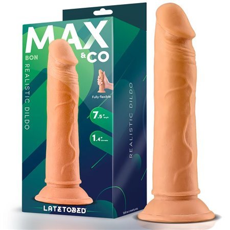 Bon Vibrador Realista com Ventosa 7.5 Natural