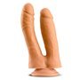 Vibrador Duplo Realista Gêmeo 7.1 Natural