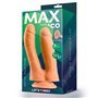 Vibrador Duplo Realista Gêmeo 7.1 Natural
