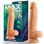 Deek Vibrador Realista com Testículos 7.6 Natural