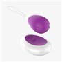 Ovo vibratório com controle remoto USB roxo