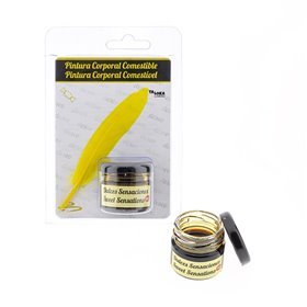 Tinta corporal beijável com sabor de caramelo