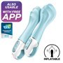 Vibrador de bomba de ar 5 vibrador de inflação com aplicativo Satisfyer Connect