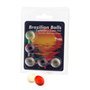 Conjunto 5 Bolas Brasileiras Gel Superaquecedor Efeito