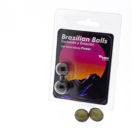 Conjunto 2 Bolas Brasileiras Emocionante Gel Power Effect