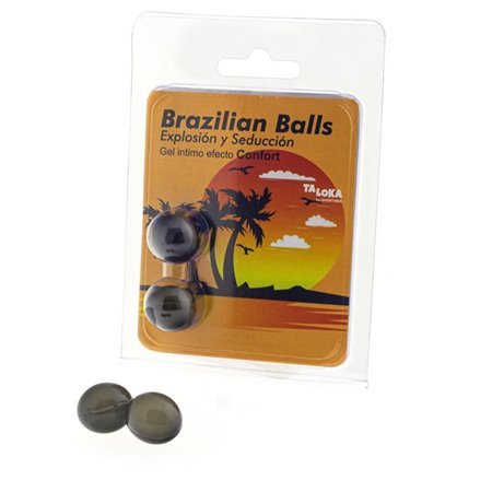 Conjunto 2 Bolas Brasileiras Emocionante Gel Efeito Conforto