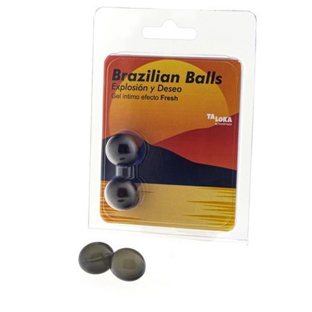 Conjunto 2 Bolas Brasileiras Emocionante Gel Efeito Fresco