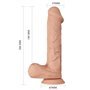 Vibrador realista com ventosa Bergrisi 10.2