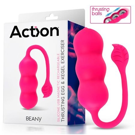 Beany Vibrating Egg e treinador de assoalho pélvico com impulso