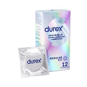 Preservativos de Lubrificação Extra Invisíveis 12 unidades