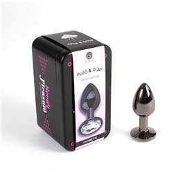 Plugue Anal Gunmetal Tamanho S