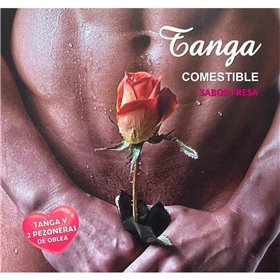 Wafer Thong e 2 capas de mamilo pequenas com sabor de morango