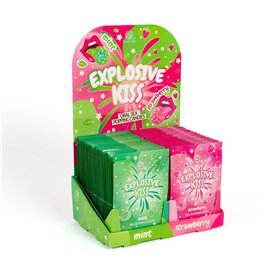 Doces explosivos para sexo oral estourando doces exibem 48 unidades
