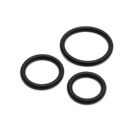 Conjunto de 3 anéis penianos de silicone