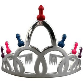 Tiara com enfeites em formato de pênis