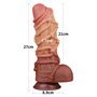 Vibrador Dupla Camada King Size Nature 10.5