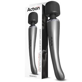 Massageador de varinha de grafite de alta tecnologia super poderoso sem fio USB colorido grafite silicone