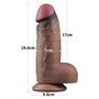Vibrador de silicone de camada dupla XXL 9.5