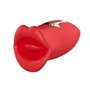 Massageador em formato de boca Ember com silicone USB para lamber e vibrar