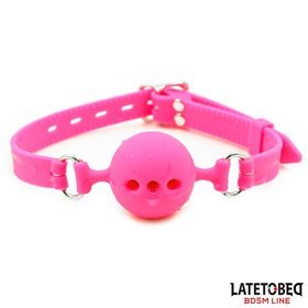 Mordaça de bola de silicone respirável M - 4,5 cm