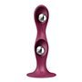 Vibrador com Bolas Internas Double Ball-R Vermelho