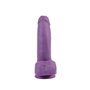 Vibrador roxo de dupla densidade 6.7
