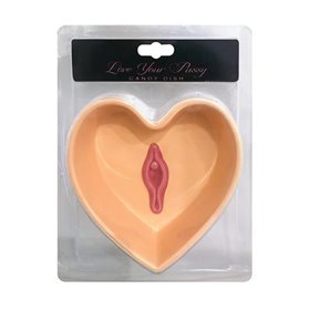 Ame sua buceta em forma de vagina Tigela de doces