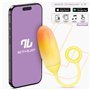 Ovo com APP Silicone Dupla Camada Amarelo/Laranja
