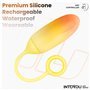 Ovo com APP Silicone Dupla Camada Amarelo/Laranja