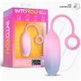 Ovo com APP Silicone Dupla Camada Azul/Rosa
