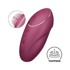 Tap and Climax 1 Vibrador e Tapping Vermelho