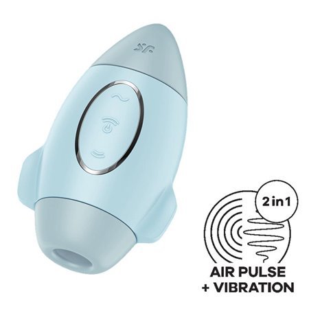 Ventosa e Vibrador Mission Control Azul
