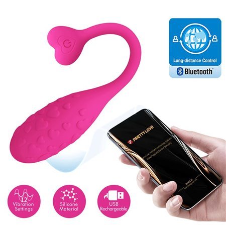 Ovo vibratório de pescador com APP