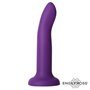 Vibrador que muda de cor de roxo para rosa tamanho M 17 cm