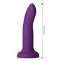 Vibrador que muda de cor de roxo para rosa tamanho M 17 cm