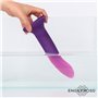 Vibrador que muda de cor de roxo para rosa tamanho L 21 cm