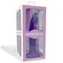 Vibrador que muda de cor de roxo para rosa tamanho L 21 cm