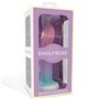 Vibrador com Ventosa Cor Gradiente 13,6 cm