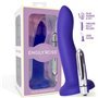 Vibrador que muda de roxo para rosa tamanho S 14 cm