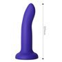 Vibrador que muda de roxo para rosa tamanho S 14 cm