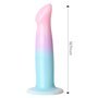 Vibrador com Vibração e Ventosa Cor Degradê 17 cm