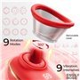 Estimulador Lizer com língua oscilante, bomba de vácuo e vibração