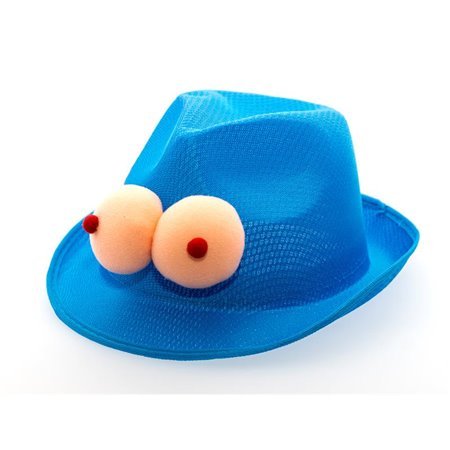 Chapéu Seios Azul Claro