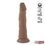 Lenser Dildo Realista Articulável-Posível Vibrador 8 Marrom