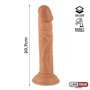 Vibrador realista articulado-posável Neper 8.7 Natural